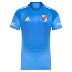 Günstige Fußballtrikots CA River Plate Torwart 2025-26 Blaue Kurzarm